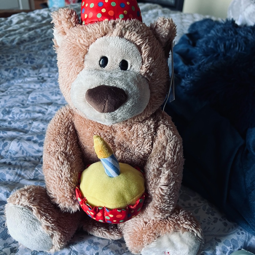 1 800 Flowers Gund Birthday Bear *Sings*